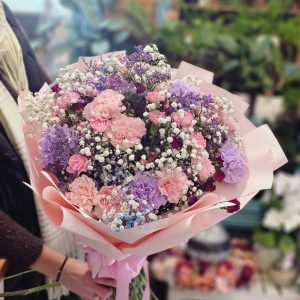 Bukiet "Fiolet i róż"