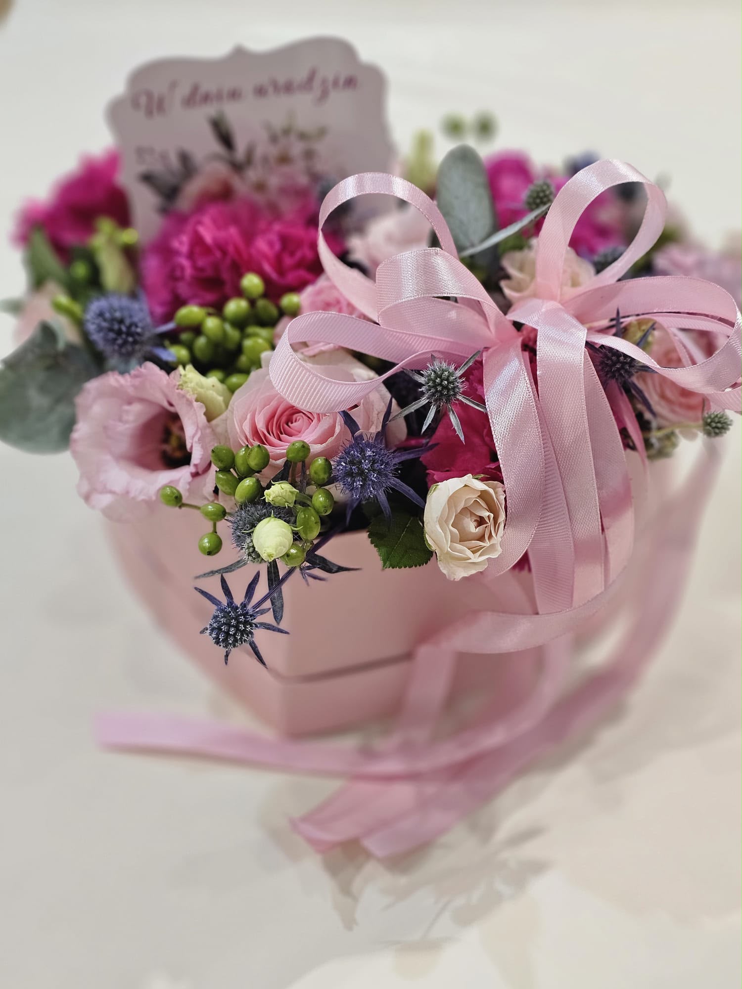 Flower box "Serce"
